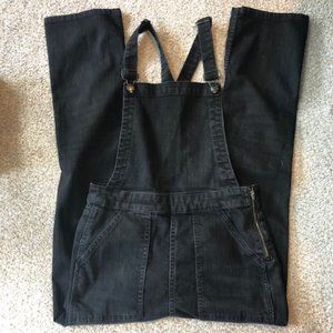 Madewell Cali Bootcut Denim Overalls - Black